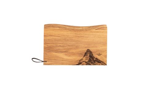 Panorama Knife Matterhorn, Holz-Schneidebrett, Rustikal, XL